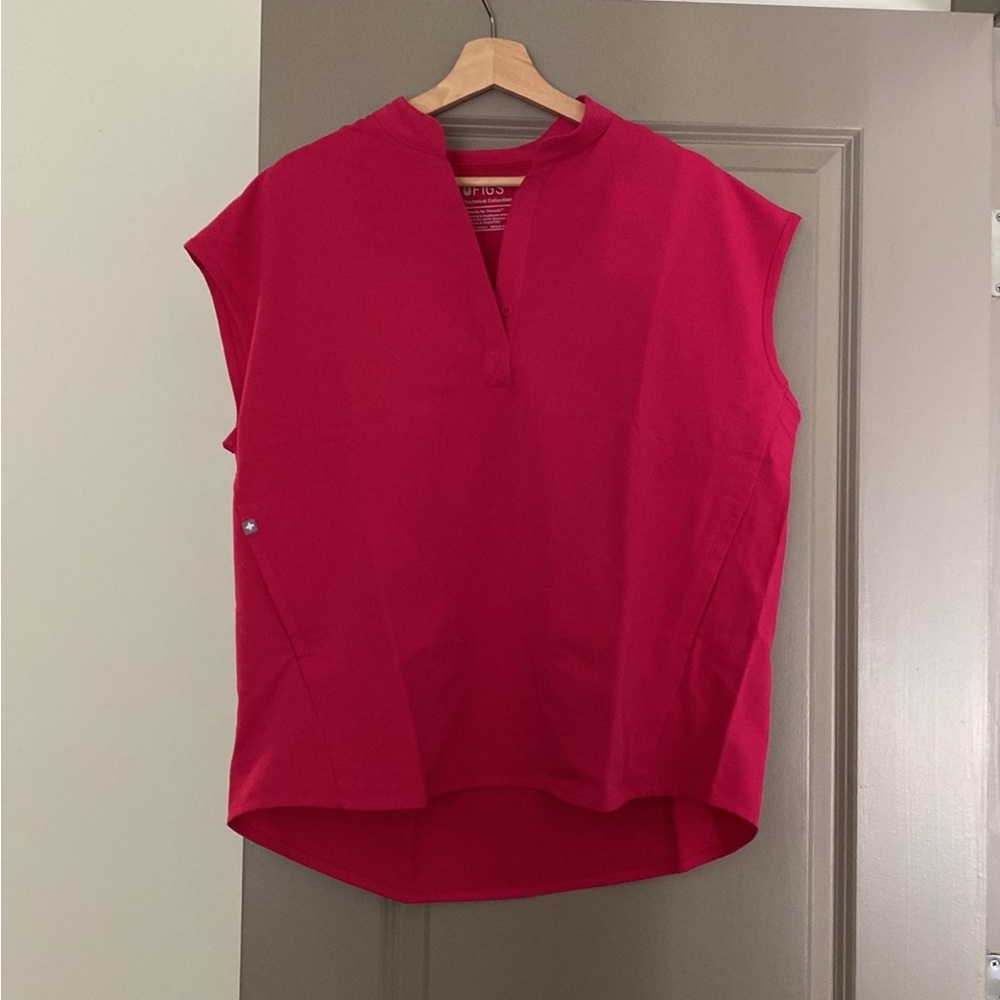Ultra Rose FIG SCRUBS , Size M Top , Size M petite bottoms